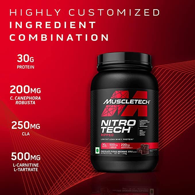 Muscletech Nitro Tech Ripped 4 Lbs Body Care Lifestyle